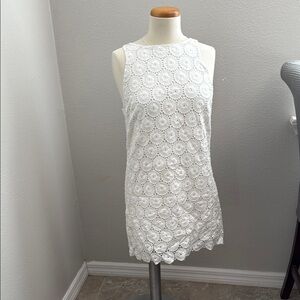 Ruby Rd White Sheath Halter Mini Dress